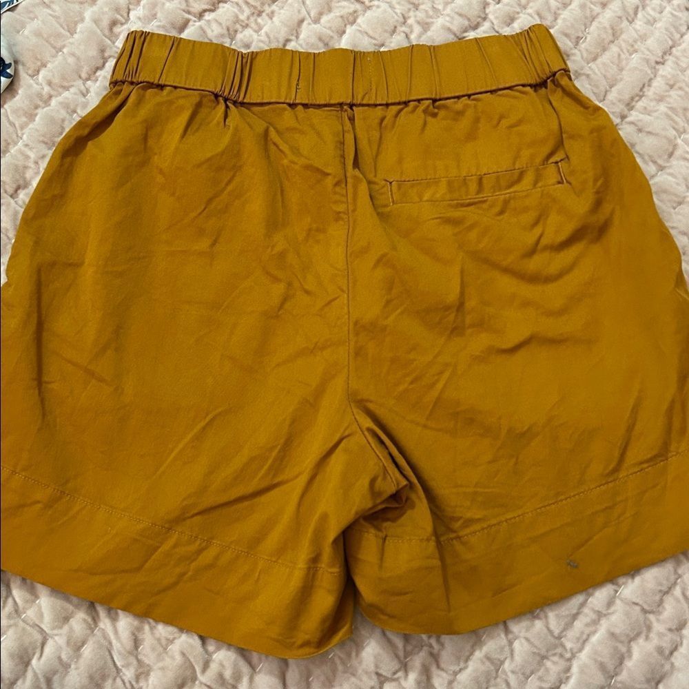 Everlane Golden Elastic Waist Shorts size 4 - Picture 7 of 9